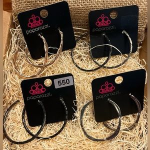 Paparazzi Earrings (4) sets